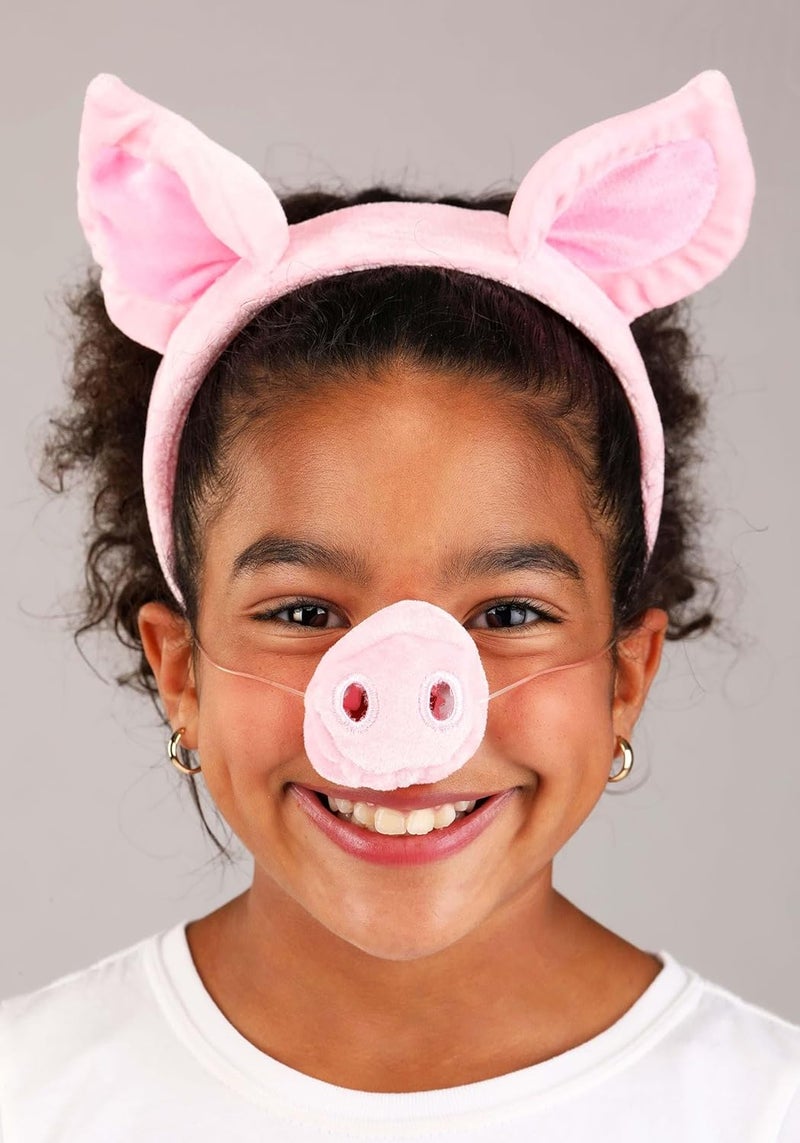 elope Pig Ears Headband Costume Kit with Nose and Tail for Kids and Adults - Image 4